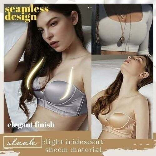 Invisible Strapless Extra Push Up Bra