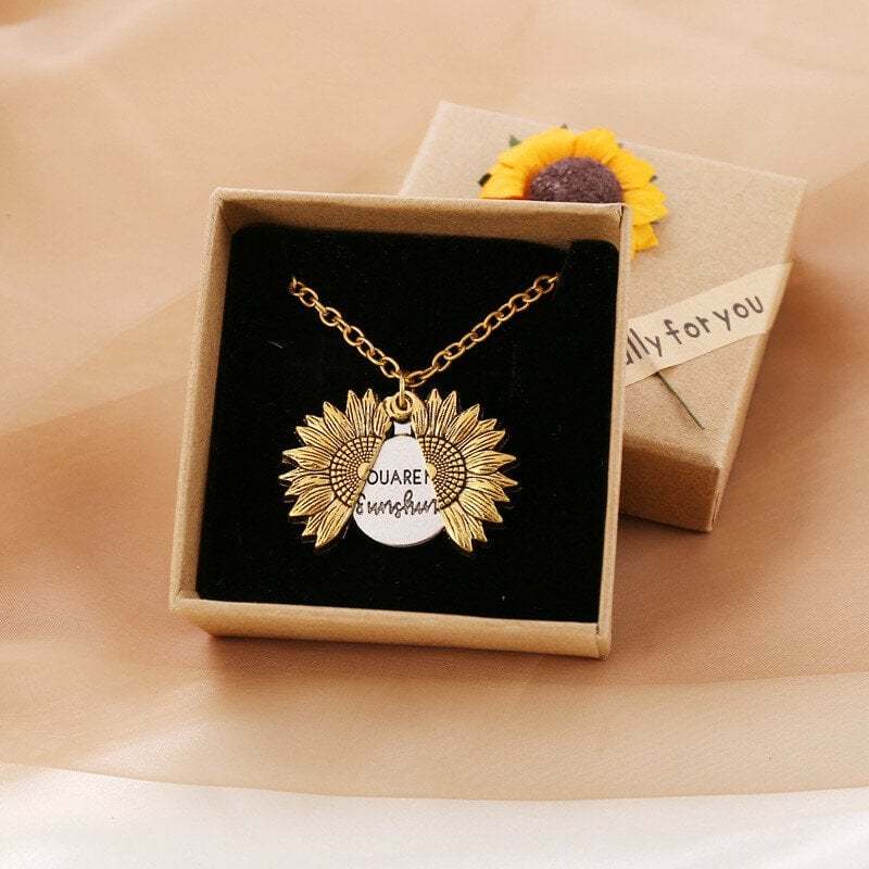 🔥Will return to original price soon🔥Sunflower Necklace-Give a beautiful gift box