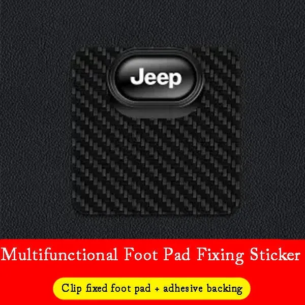 🎉HOT SALE 🎉Multifunctional Carbon Fiber Car Mat Fixing Buckle✨8 Pcs✨