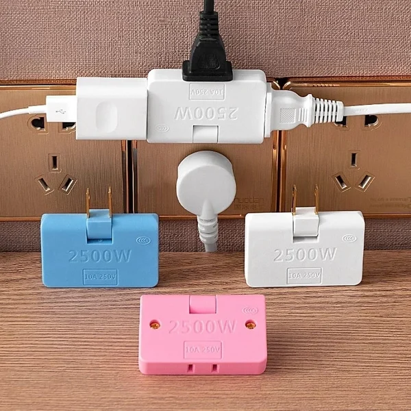 (🔥Last Day Promotion)🔥Rotatable Socket Converter One In Three 180 Degree Extension Plug