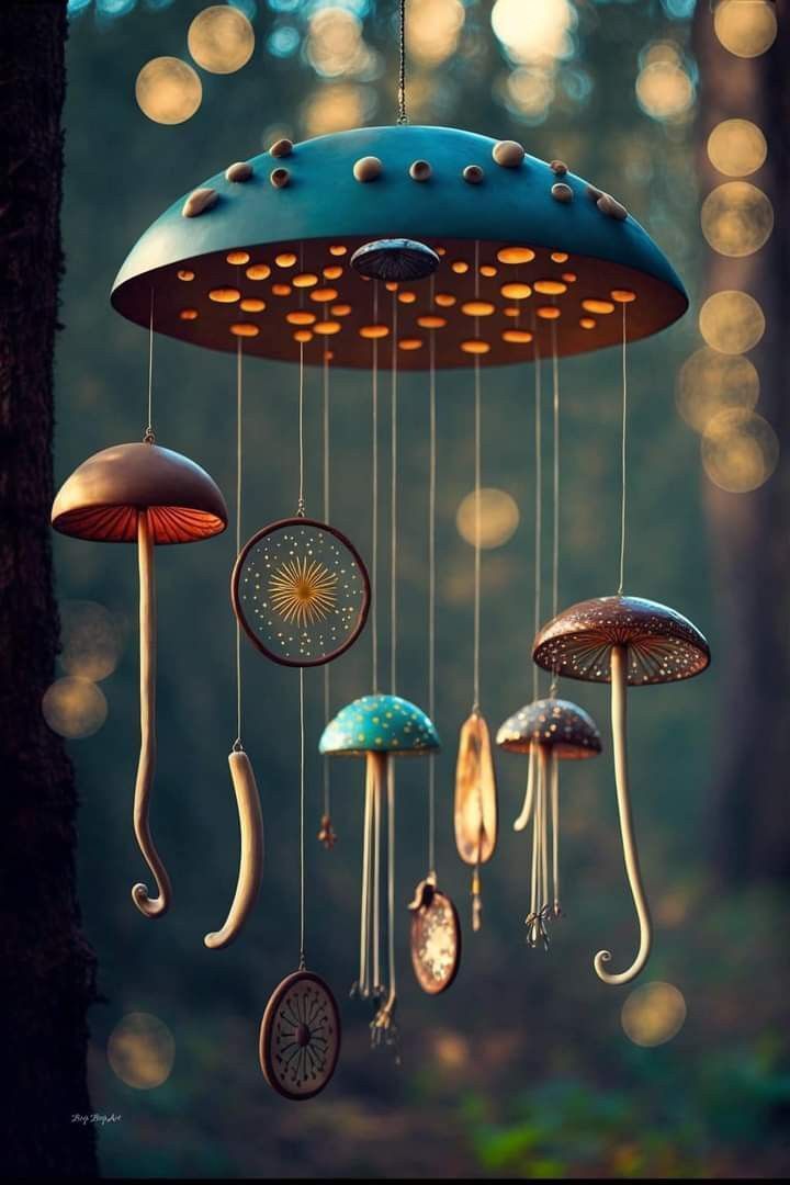 Last day 75% OFF-Mushroom Campanula Art-Buy 2 Free Shipping 13735686