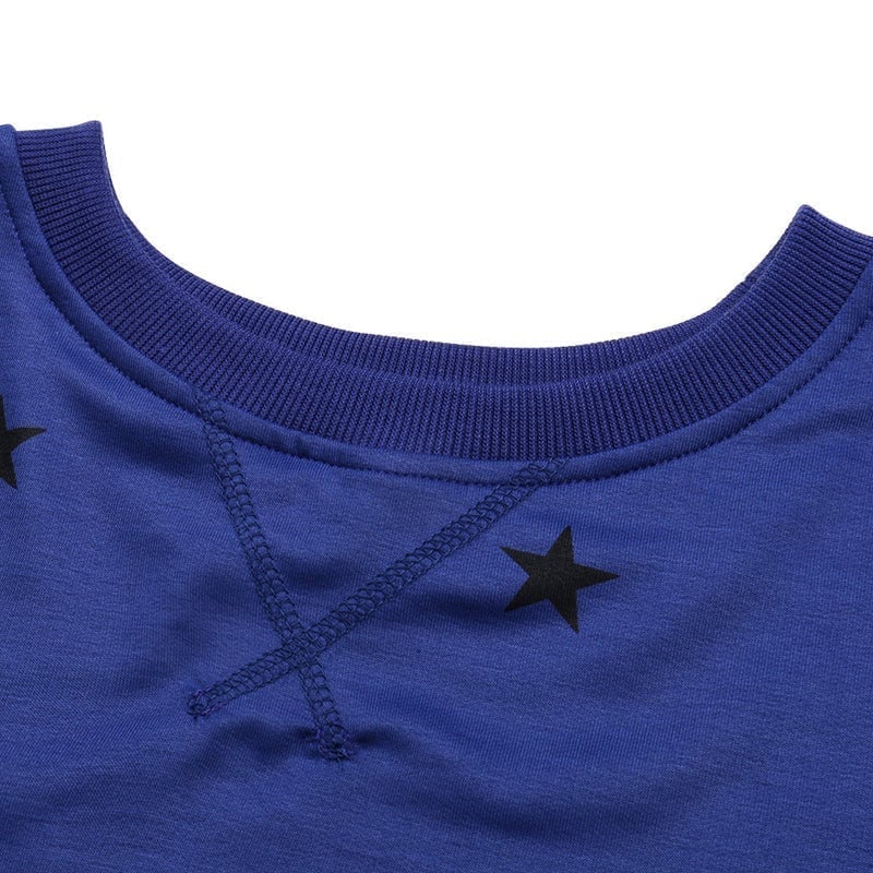 🔥Last day Sale OFF🔥-Oversized Long Sleeve Star T-Shirt