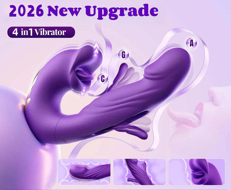 [Copy] 💥New on sale 2026 💞 4-in-1 Smart G-Spot & Clitoral Stimulator — Deeper, Faster, Stronger Pleasure 😍