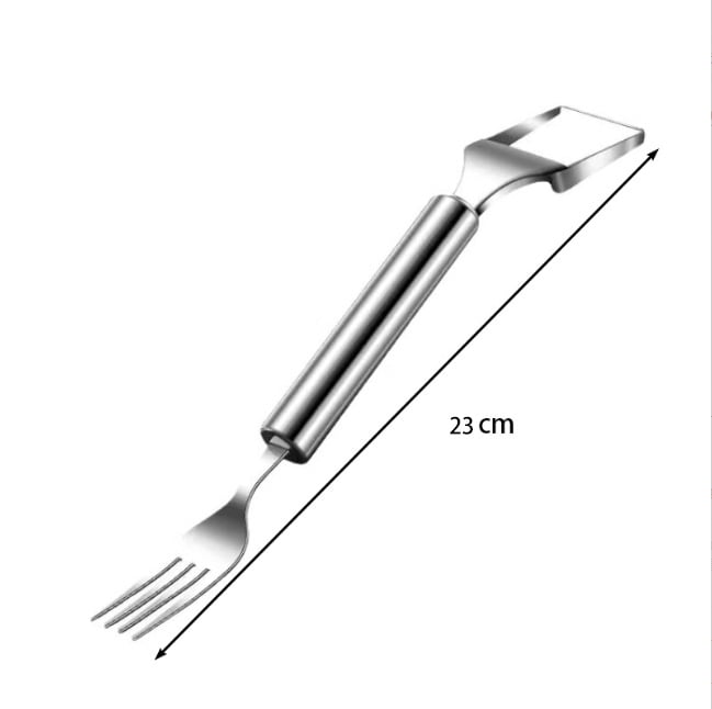 🍉 Effortless Fruit Prep-✨ 2-in-1 Fruit Cutter & Fork – For Quick and Easy Fruit Serving! 🍓