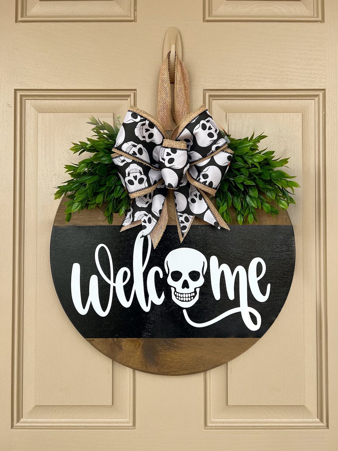 🔥Pumpkin Boo Halloween Welcome Sign for Front Door