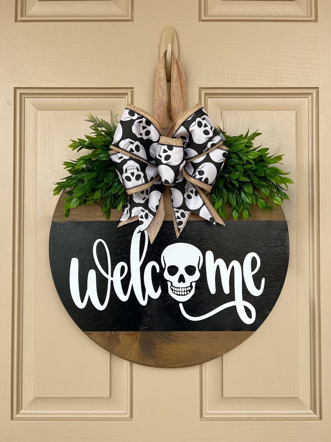 🔥Pumpkin Boo Halloween Welcome Sign for Front Door