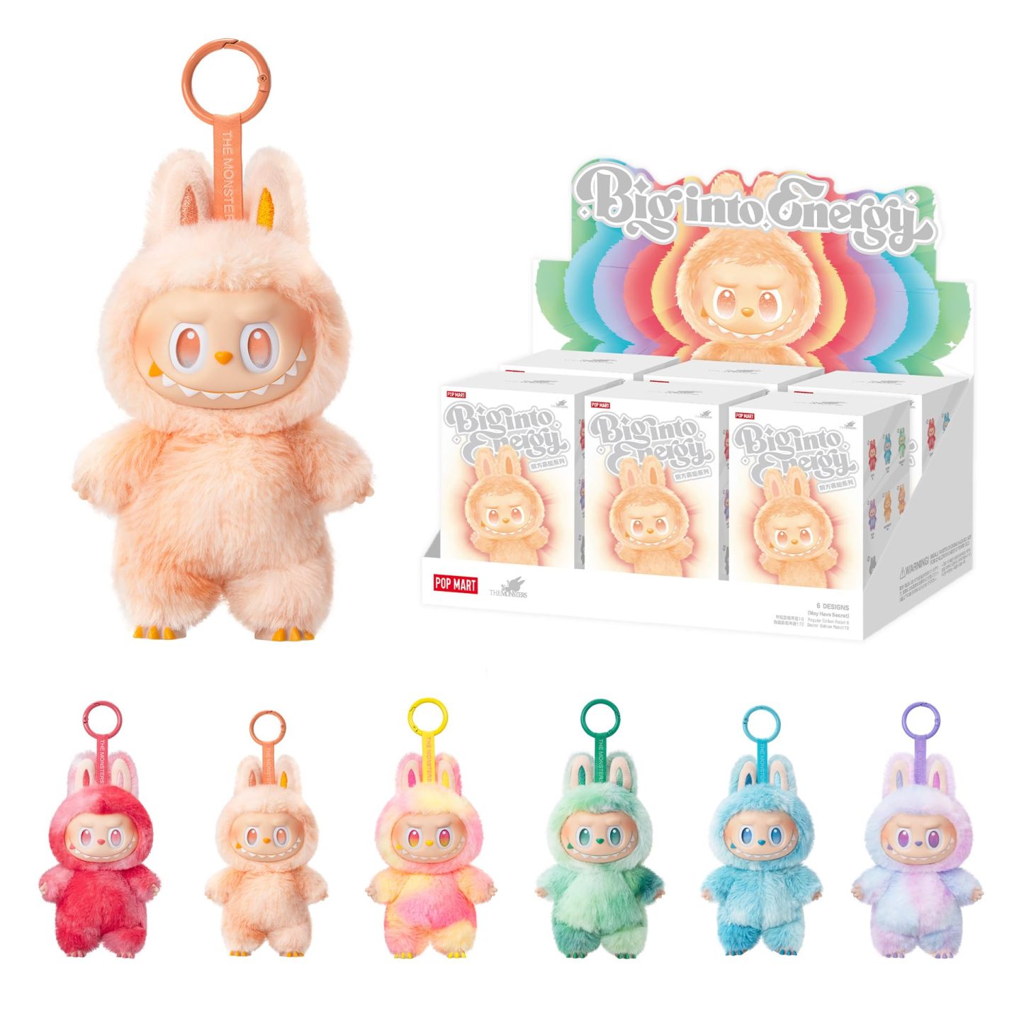 THE MONSTERS Big into Energy Series-Vinyl Plush Pendant Blind Box