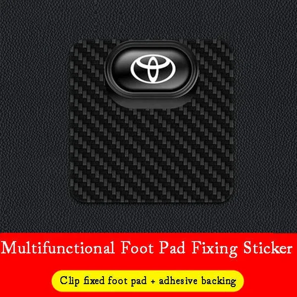 🎉HOT SALE 🎉Multifunctional Carbon Fiber Car Mat Fixing Buckle✨8 Pcs✨