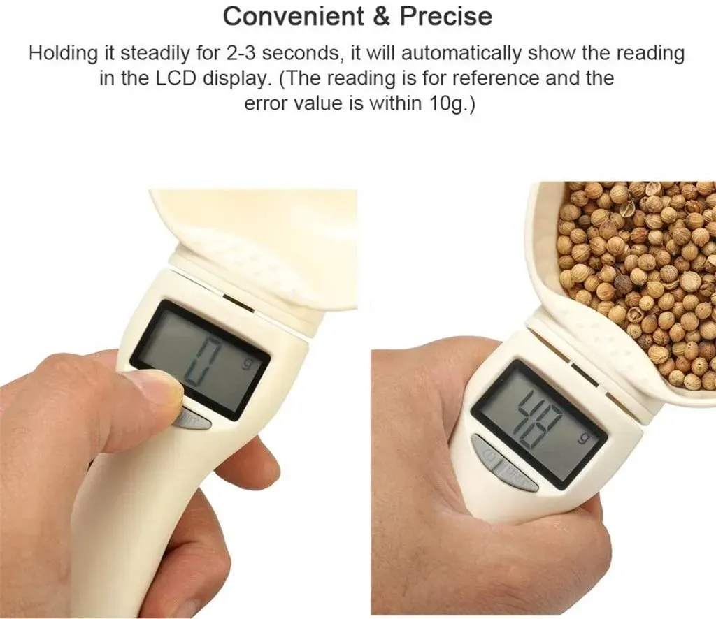 🏆LAST DAY 49% OFF🎁2-in-1 Food Measuring Scoop Scale