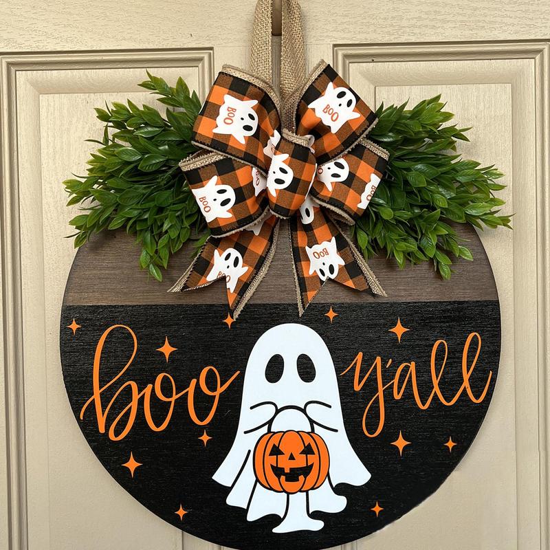 🔥Pumpkin Boo Halloween Welcome Sign for Front Door