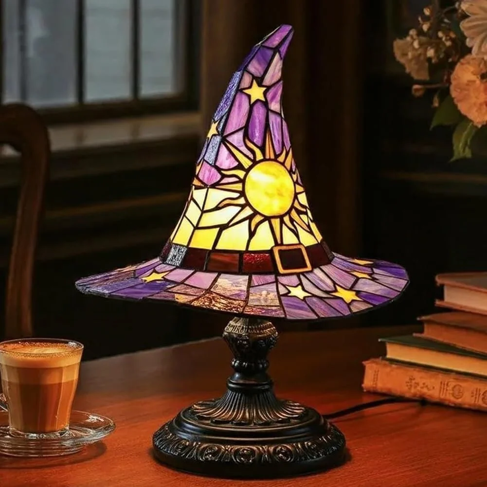🔥Hot sale discount price🔥Witch hat lamp decoration ornaments USB socket led light ornaments creative