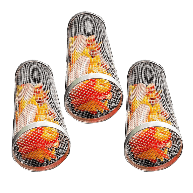 🔥Last Day 58% OFF🔥Rolling Grilling Basket
