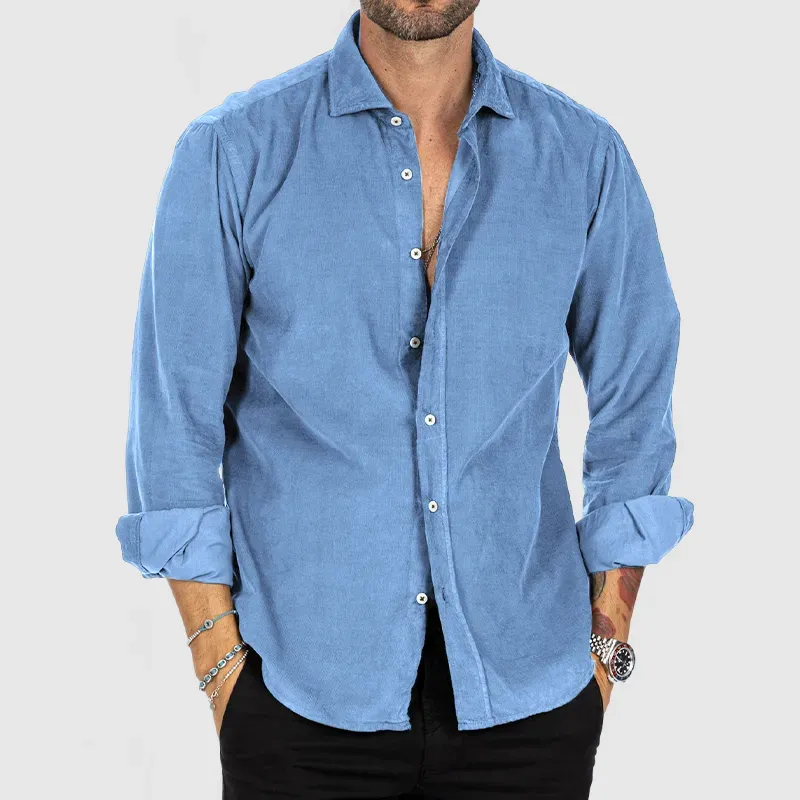 Men's Thin Everyday Corduroy Shirt