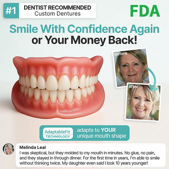 🦷Ends Today: 70% OFF! Yagoo®™ Custom-Fit Full Functional DenturesMake you more confident