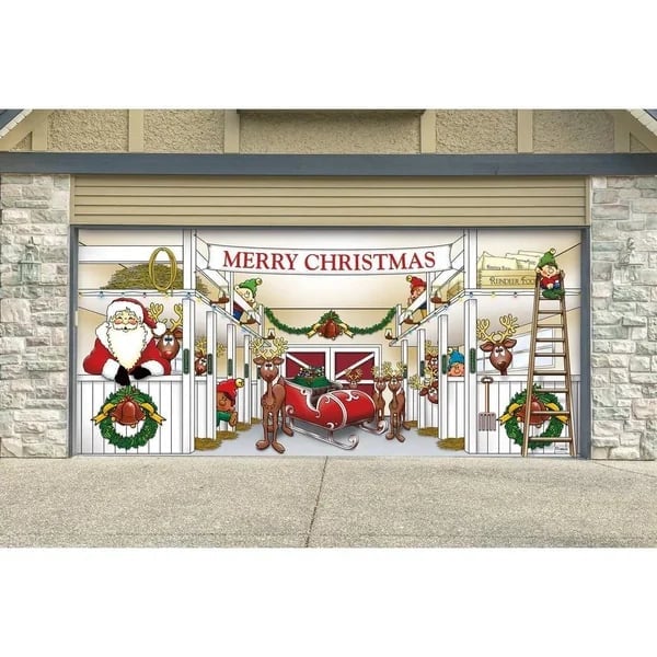 🎄Christmas 2024 Garage Door Decoration - 49% OFF
