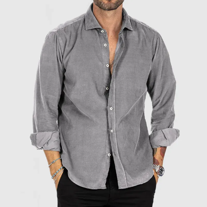 Men's Thin Everyday Corduroy Shirt