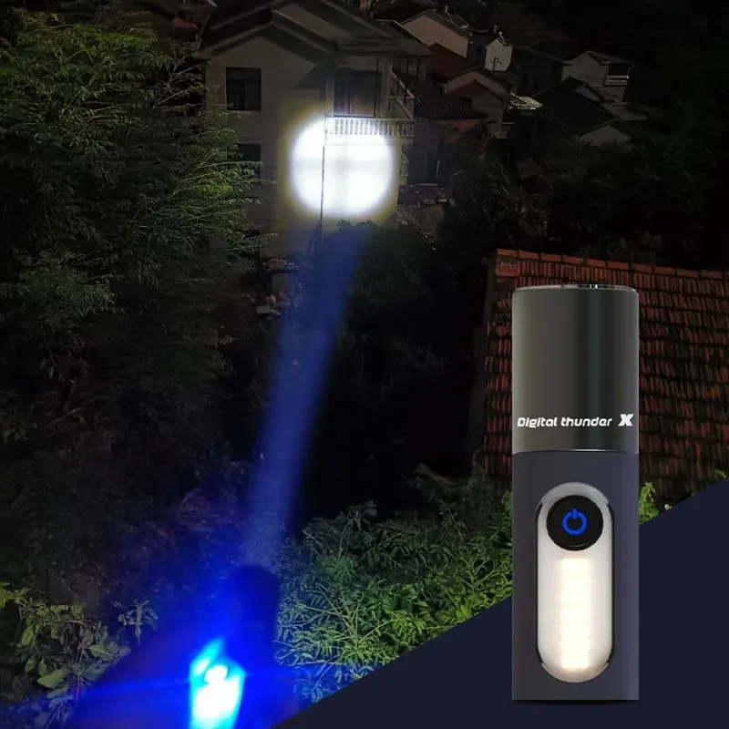 🔥Promotion - 49% OFF🔥LED Rechargeable Tactical Laser Flashlight 80000 High Lumens