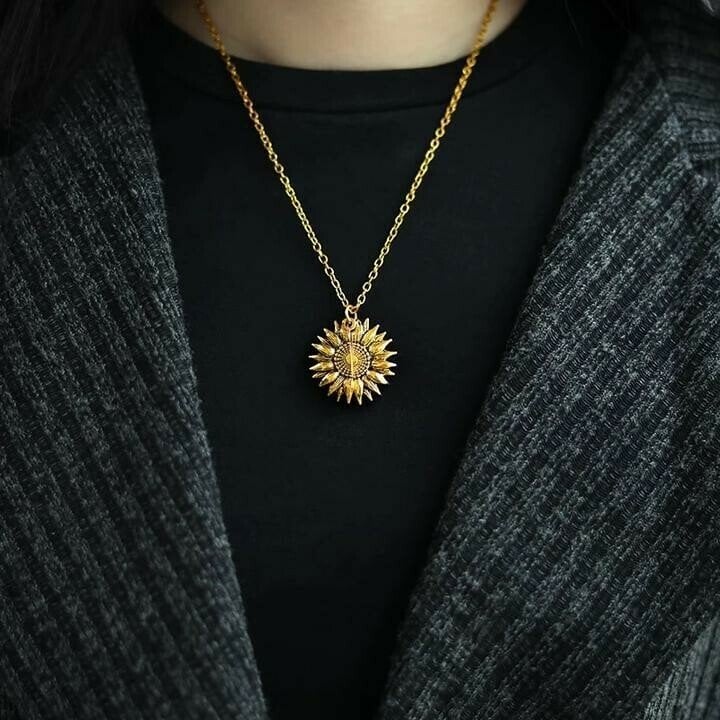 🔥Will return to original price soon🔥Sunflower Necklace-Give a beautiful gift box