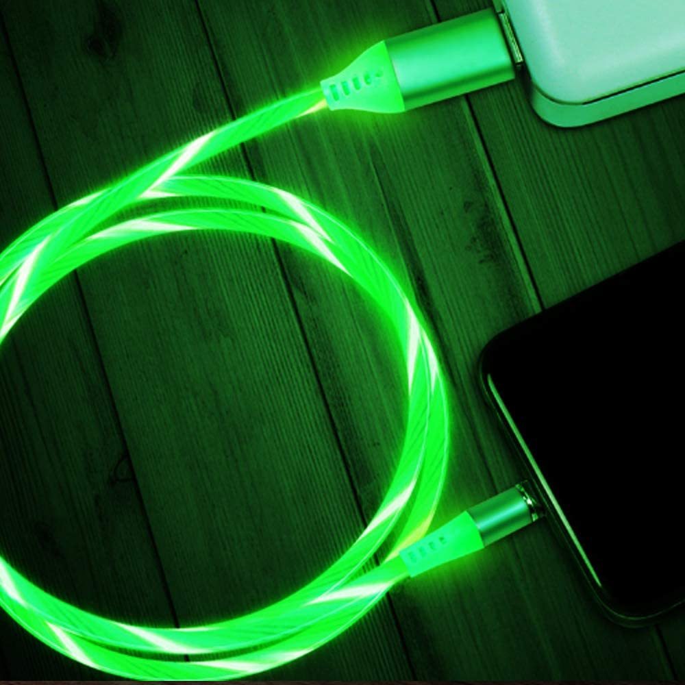 360 degree blind suction magnetic streamer charging cable(Equipped with three heads, suitable for Android and Apple)