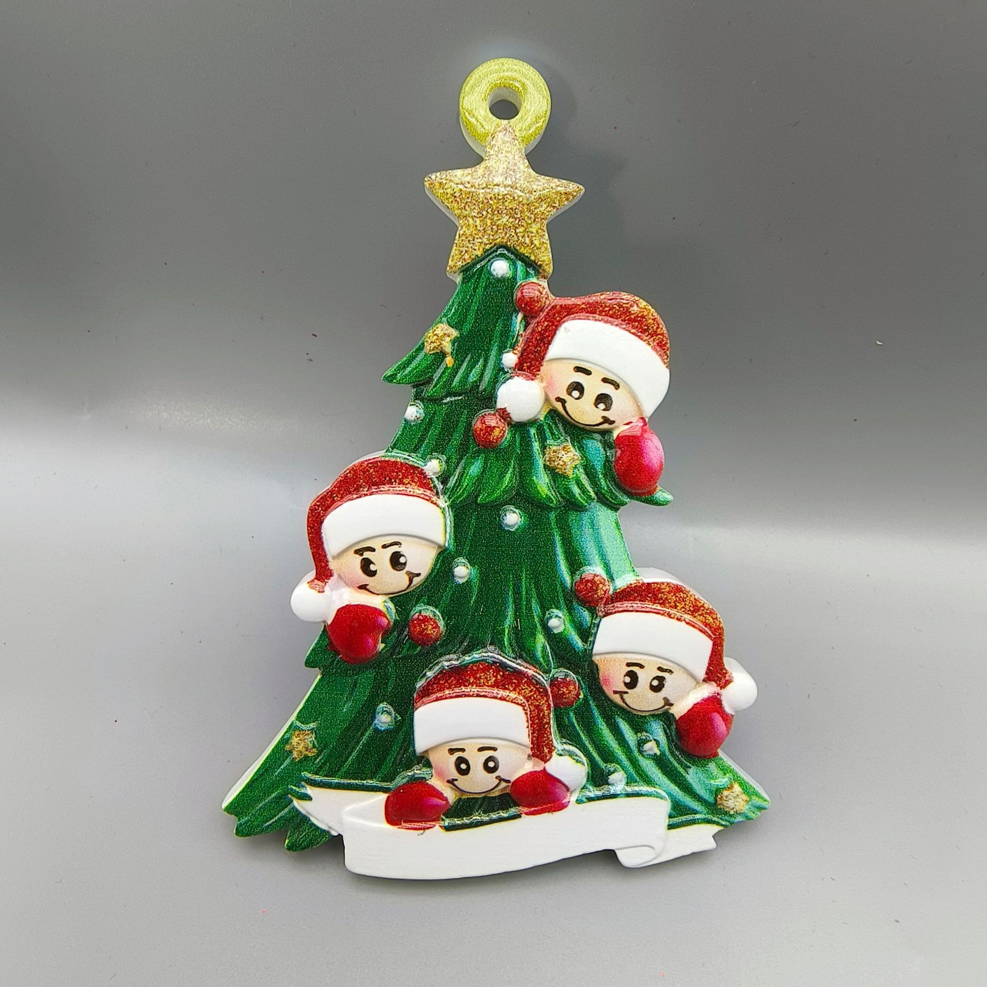 Christmas pendant-five-pointed star cute little man