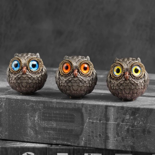 🔥2025 new style, save 10$🔥Owl Home Yard Garden Decoration Cute Handmade Desktop Ornaments