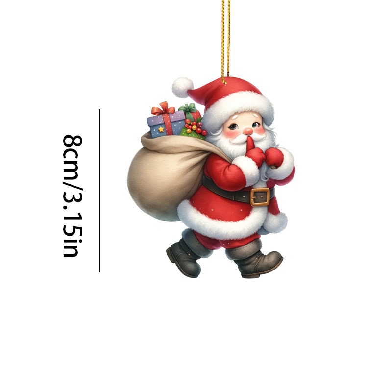 2024 New Christmas Tree Decoration Santa Claus Decoration