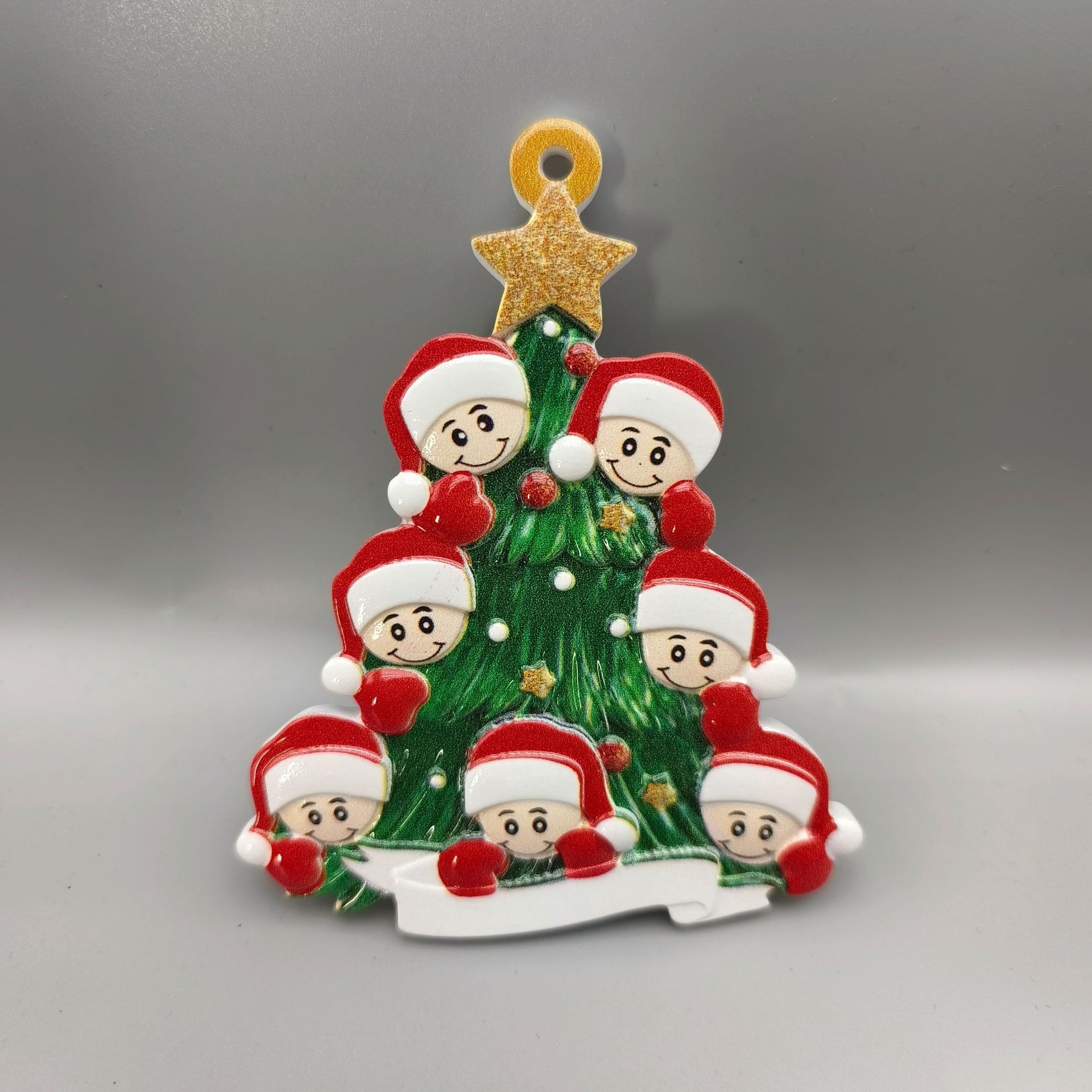Christmas pendant-five-pointed star cute little man