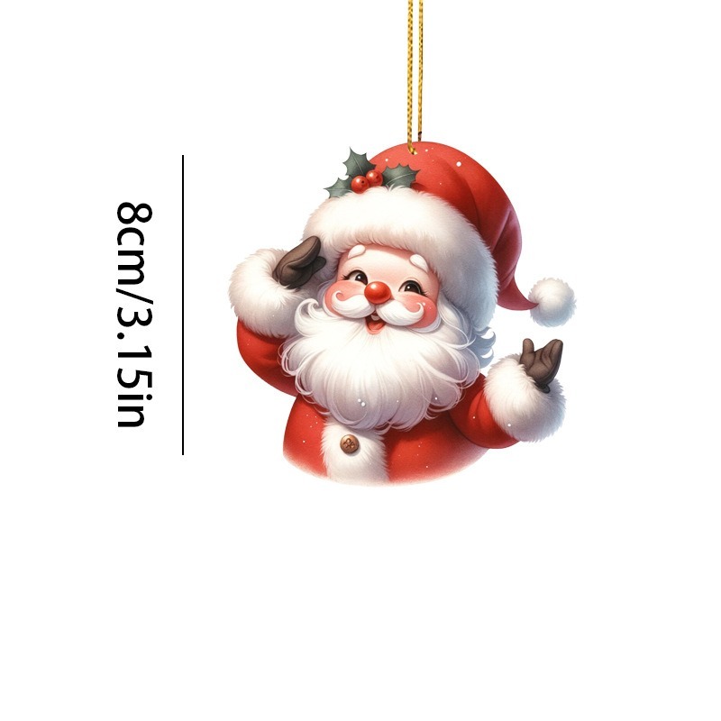 2024 New Christmas Tree Decoration Santa Claus Decoration