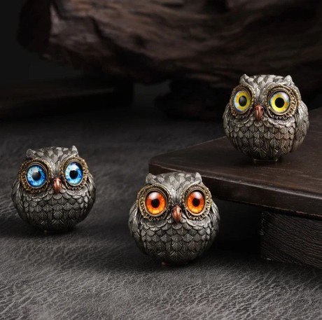 🔥2025 new style, save 10$🔥Owl Home Yard Garden Decoration Cute Handmade Desktop Ornaments