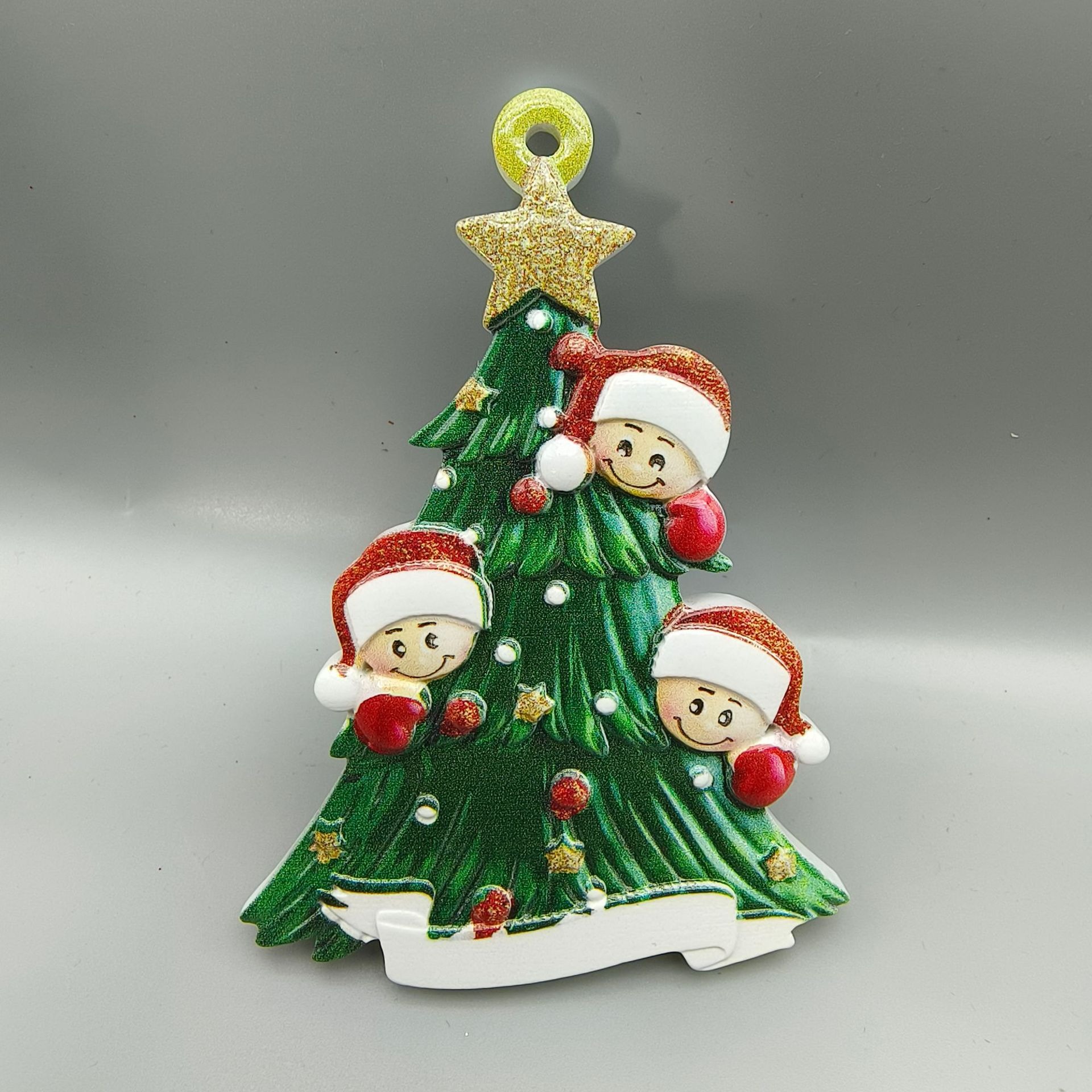 Christmas pendant-five-pointed star cute little man