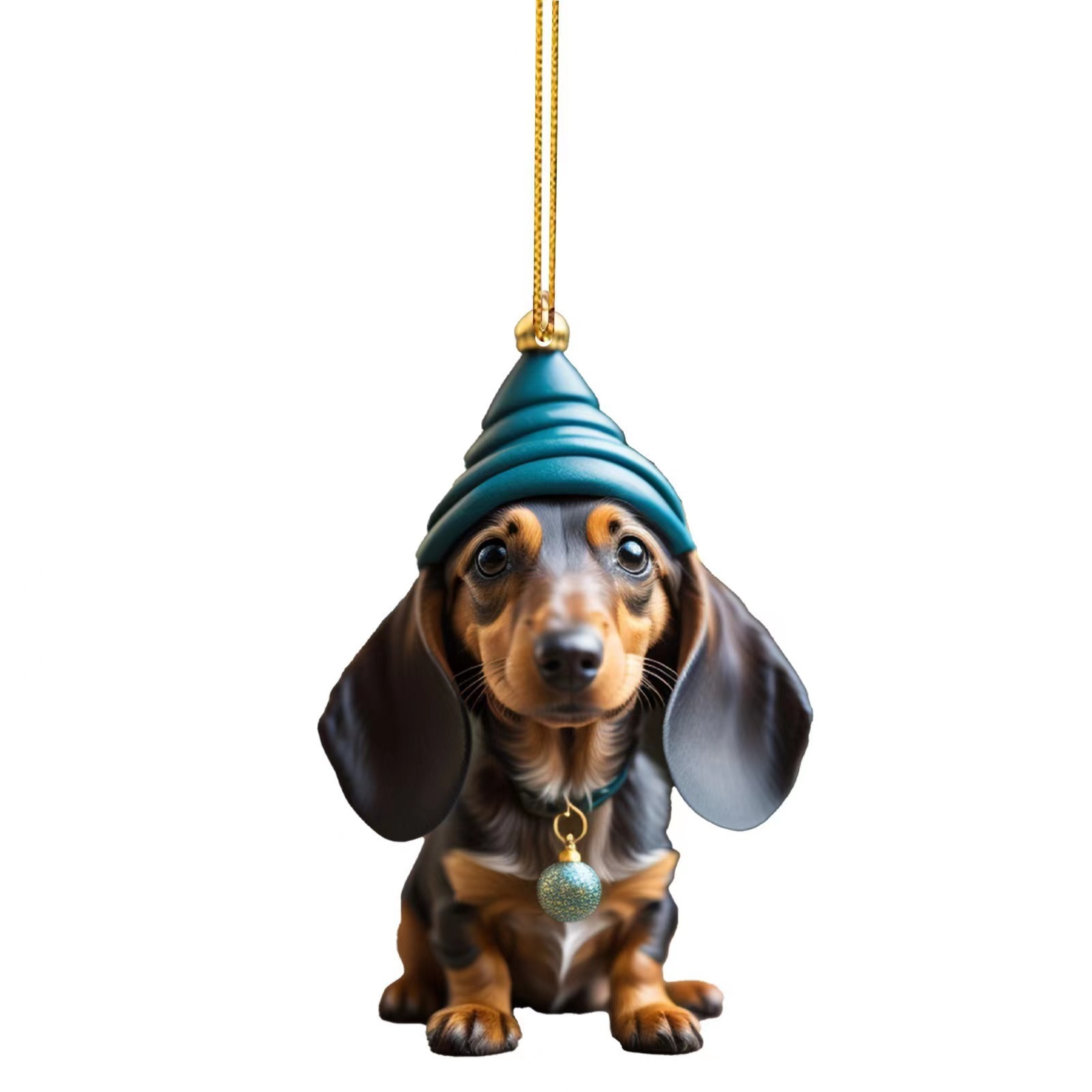 Christmas Cartoon Dog Christmas Tree Ornament