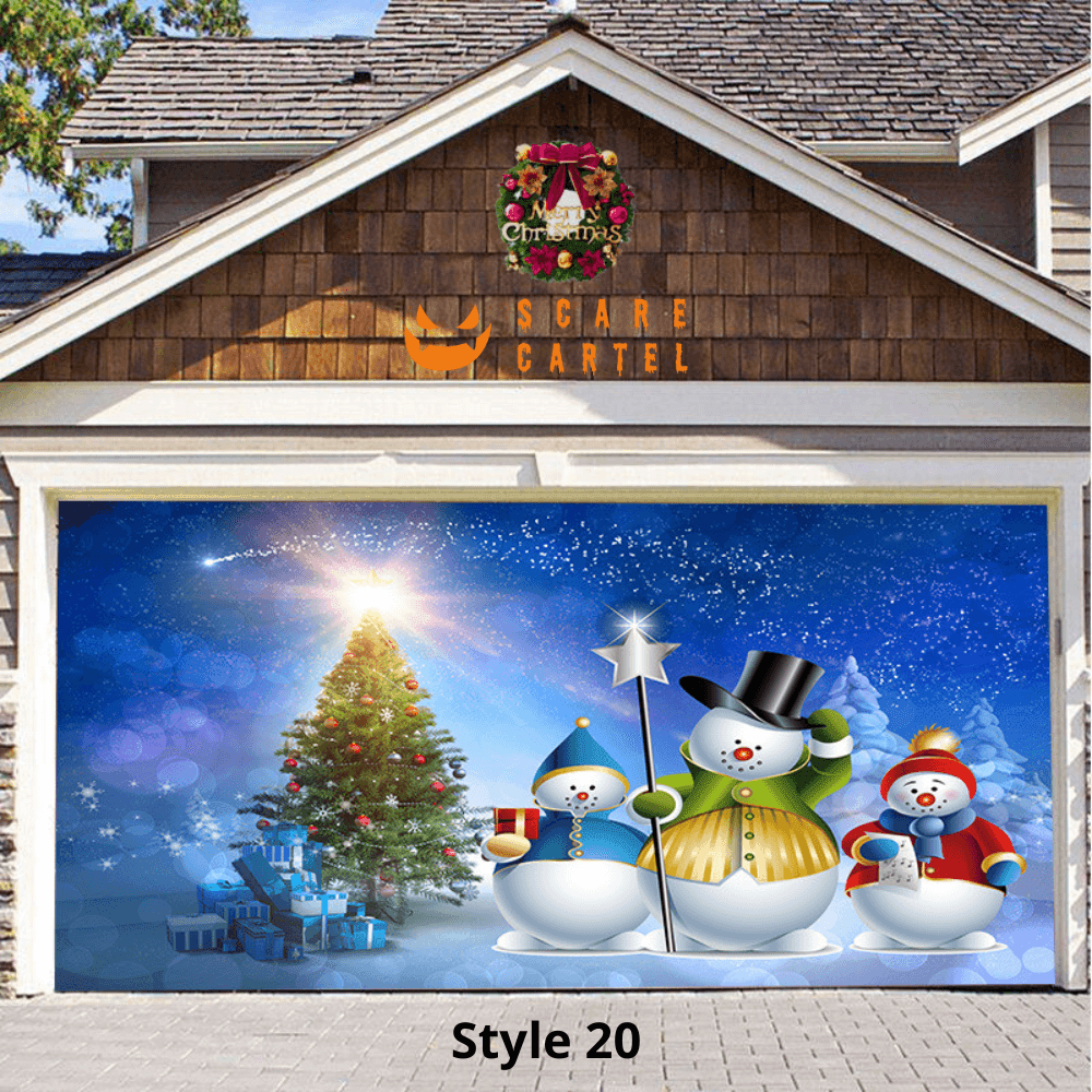 Christmas Garage Door Decoration