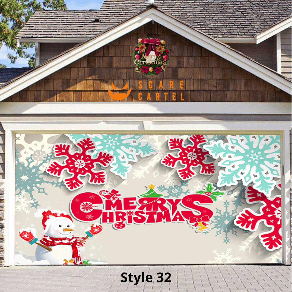 Christmas Garage Door Decoration