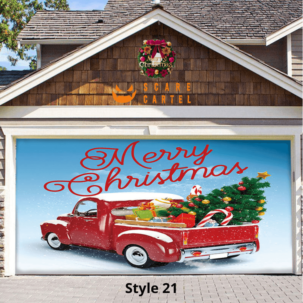 Christmas Garage Door Decoration
