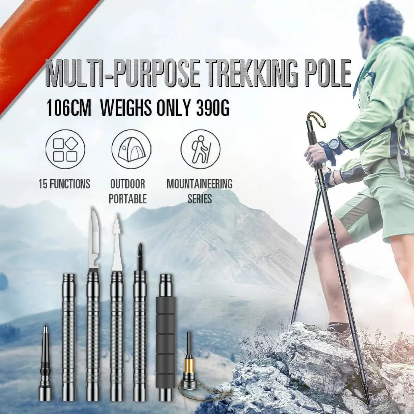 Christmas Flash Sale-50% OFF-MK II Survival System - Walking Stick