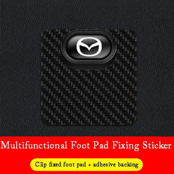 🎉HOT SALE 🎉Multifunctional Carbon Fiber Car Mat Fixing Buckle✨8 Pcs✨