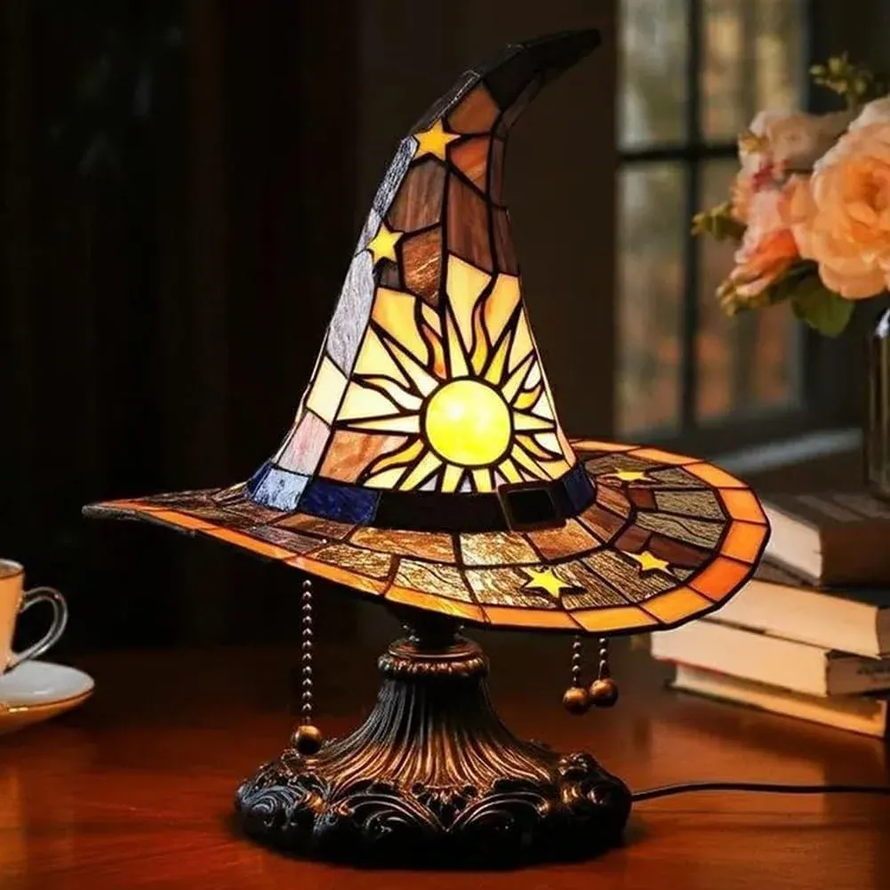 🔥Hot sale discount price🔥Witch hat lamp decoration ornaments USB socket led light ornaments creative