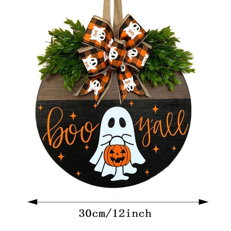 🔥Pumpkin Boo Halloween Welcome Sign for Front Door
