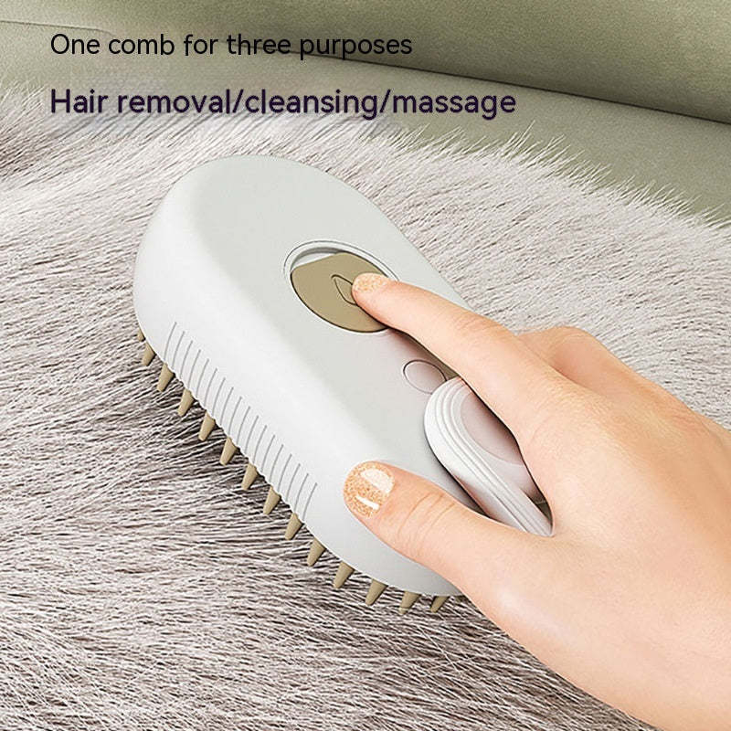Cat & Dog Steam Brush 3 In 1 Electric Spray Hair Brushes For Massage Pet Grooming Comb Hair Removal Combs Pet Products