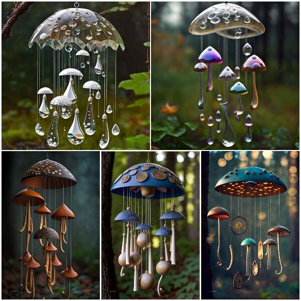 Last day 75% OFF-Mushroom Campanula Art-Buy 2 Free Shipping 13735686