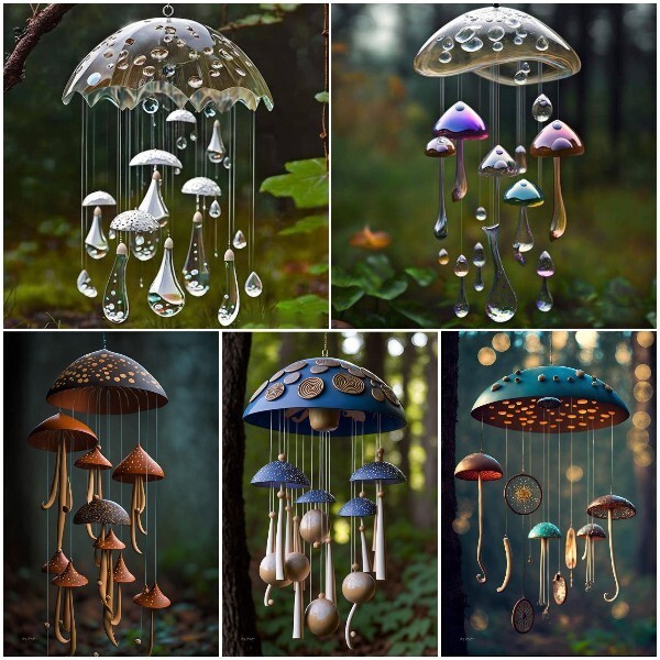 Last day 75% OFF-Mushroom Campanula Art-Buy 2 Free Shipping 13735686