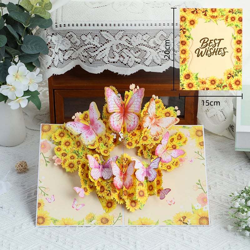 🌹Last Day 49% OFF🎁 Pop Up Flower Bouquet Valentine’s Day card