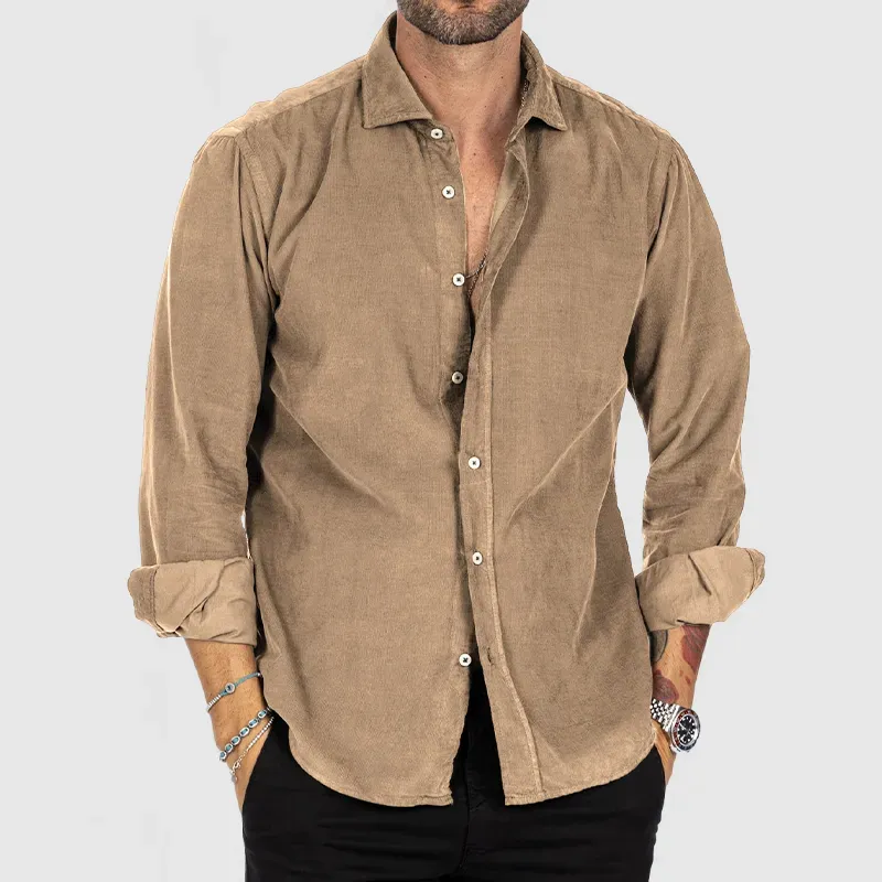 Men's Thin Everyday Corduroy Shirt