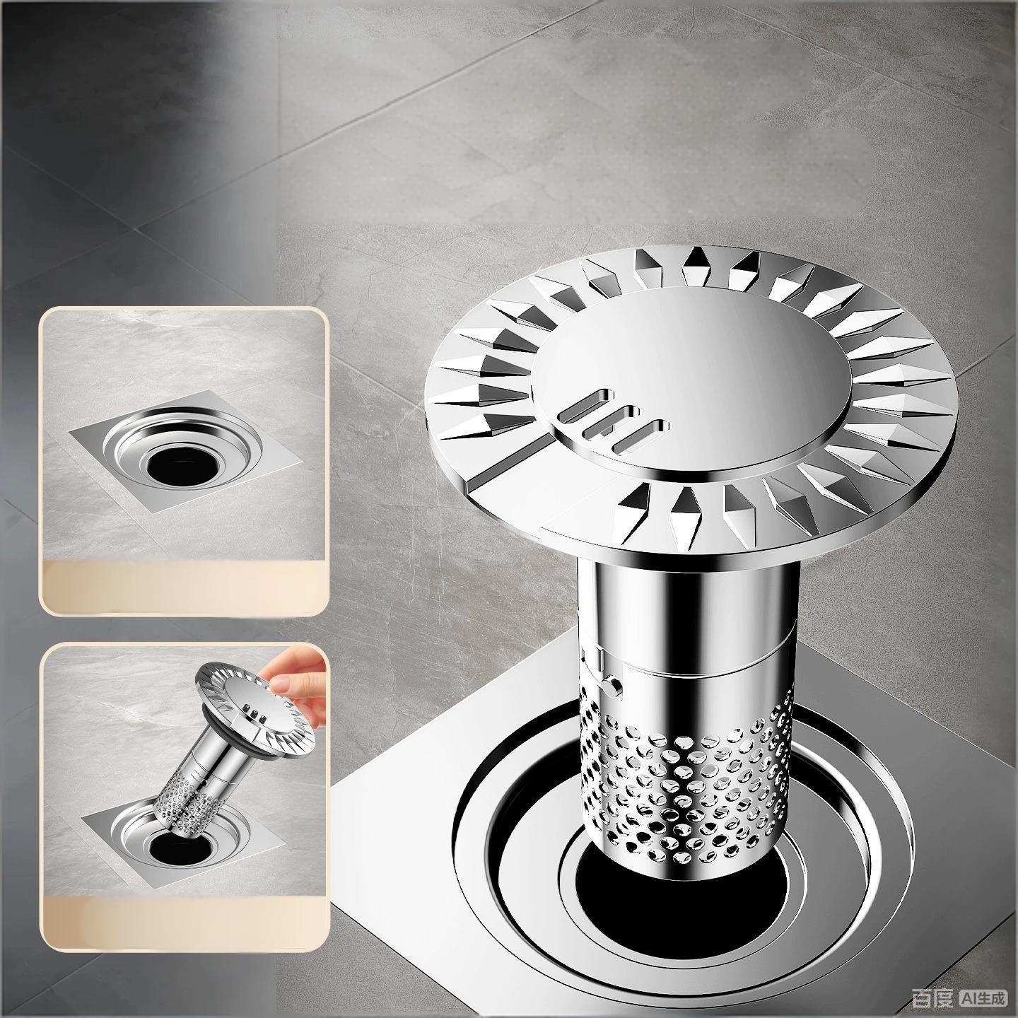 New odor-proof floating floor drain core