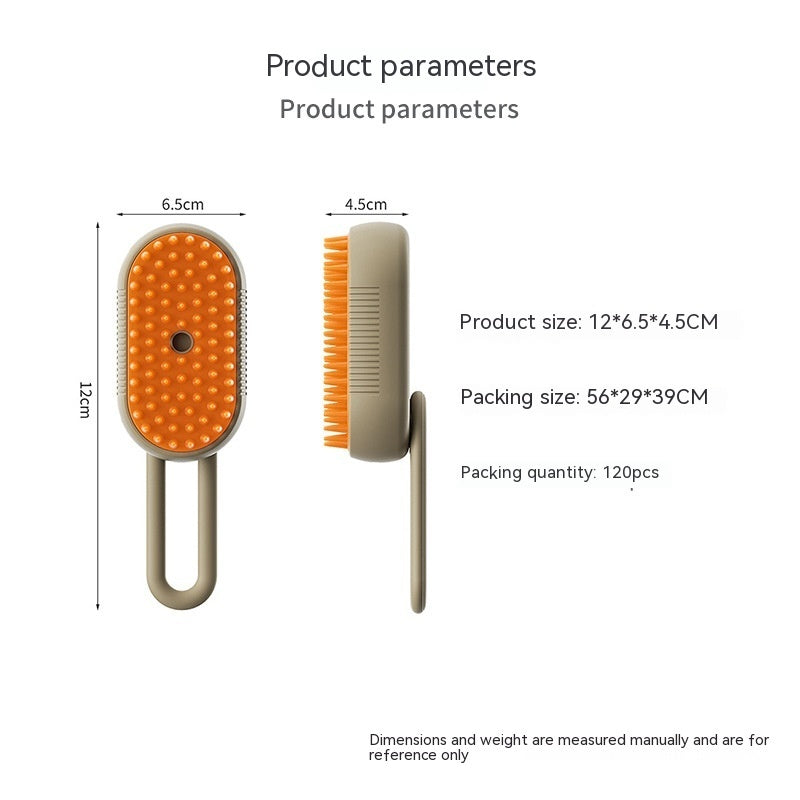 Cat & Dog Steam Brush 3 In 1 Electric Spray Hair Brushes For Massage Pet Grooming Comb Hair Removal Combs Pet Products