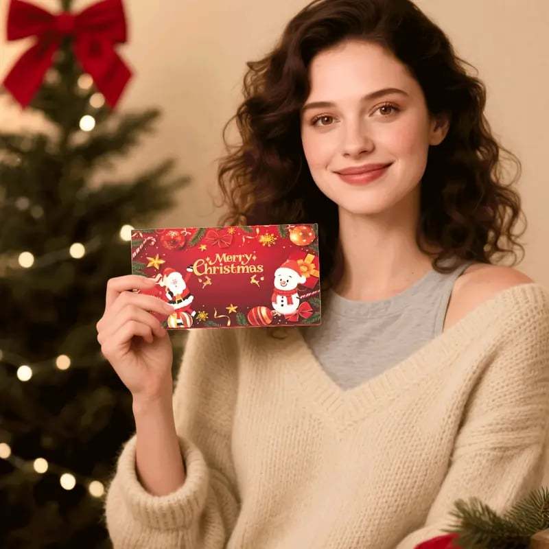 🏆Flash Sale⚡ 50K+ SOLD! Almost Gone-🎅💸Christmas Cash Gift Envelope– A creative way to give cash this Christmas!