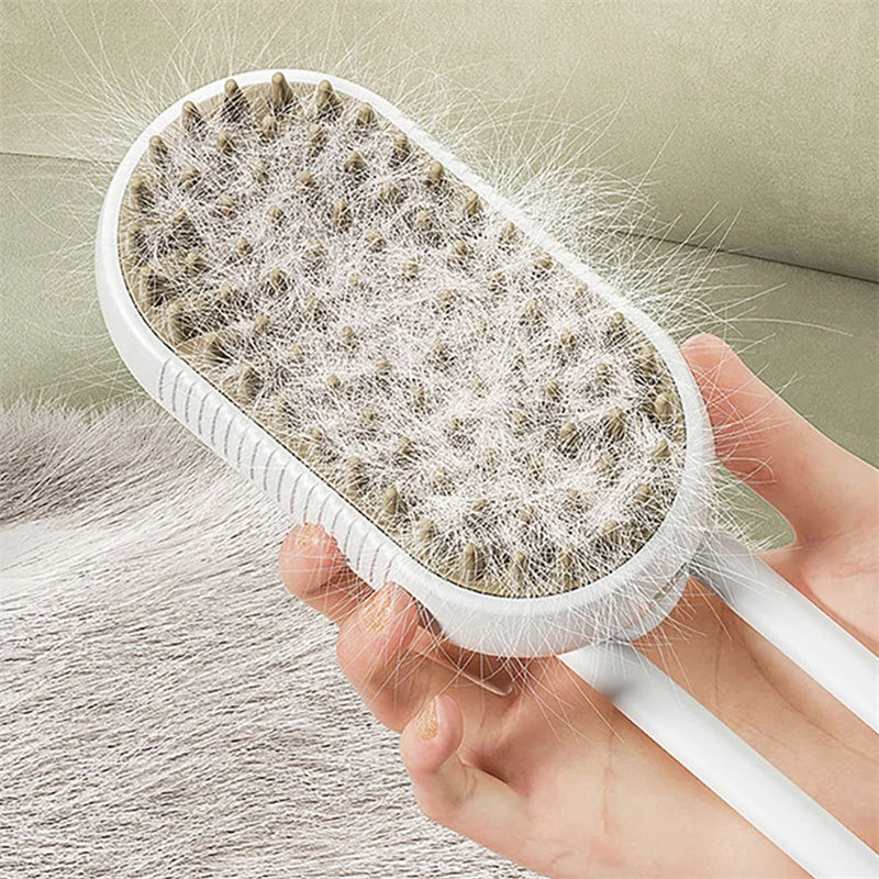 Cat & Dog Steam Brush 3 In 1 Electric Spray Hair Brushes For Massage Pet Grooming Comb Hair Removal Combs Pet Products