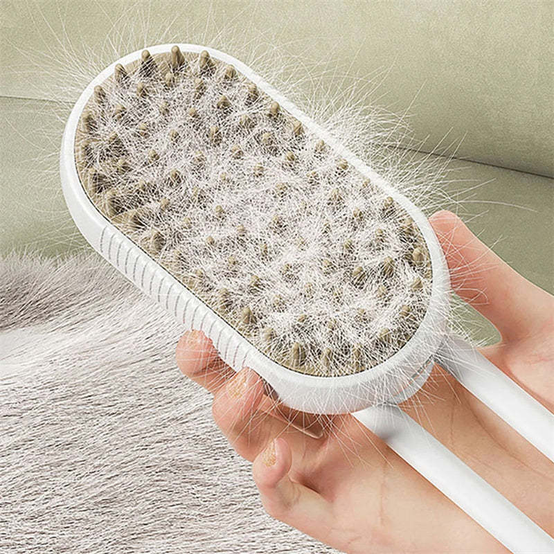 Cat & Dog Steam Brush 3 In 1 Electric Spray Hair Brushes For Massage Pet Grooming Comb Hair Removal Combs Pet Products