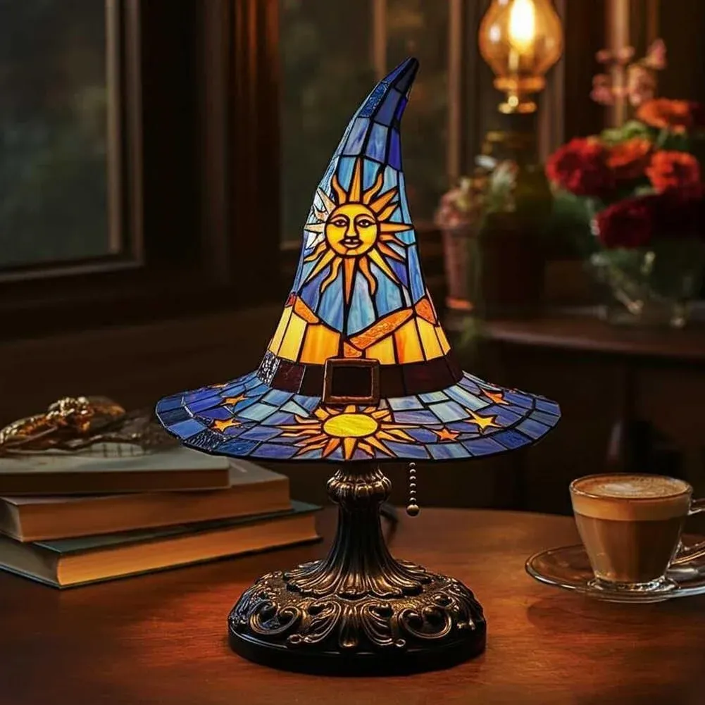 🔥Hot sale discount price🔥Witch hat lamp decoration ornaments USB socket led light ornaments creative