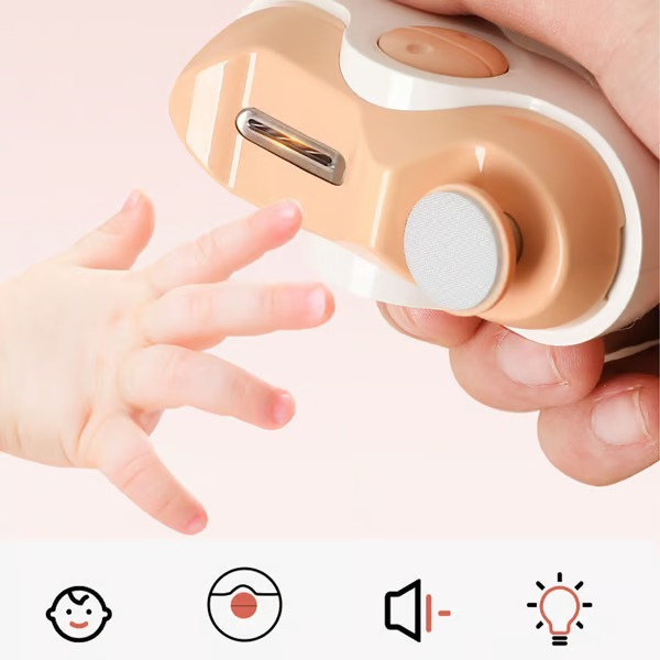 🎁 Hot Sale 49% OFF 🔥 2 in 1 Electric Polishing Automatic Nail Clippers 💅